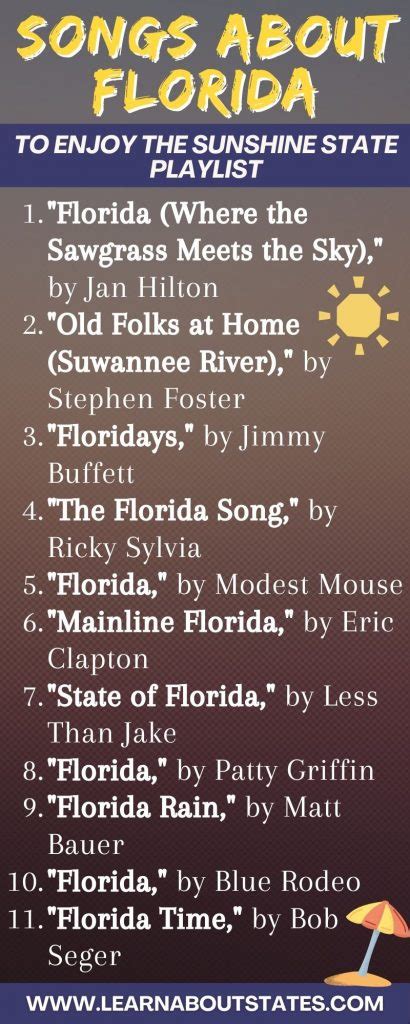 songs with florida in the lyrics